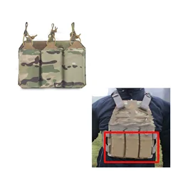 Bolsa Táctica Triple para Cargadores y Accesorios de Chaleco