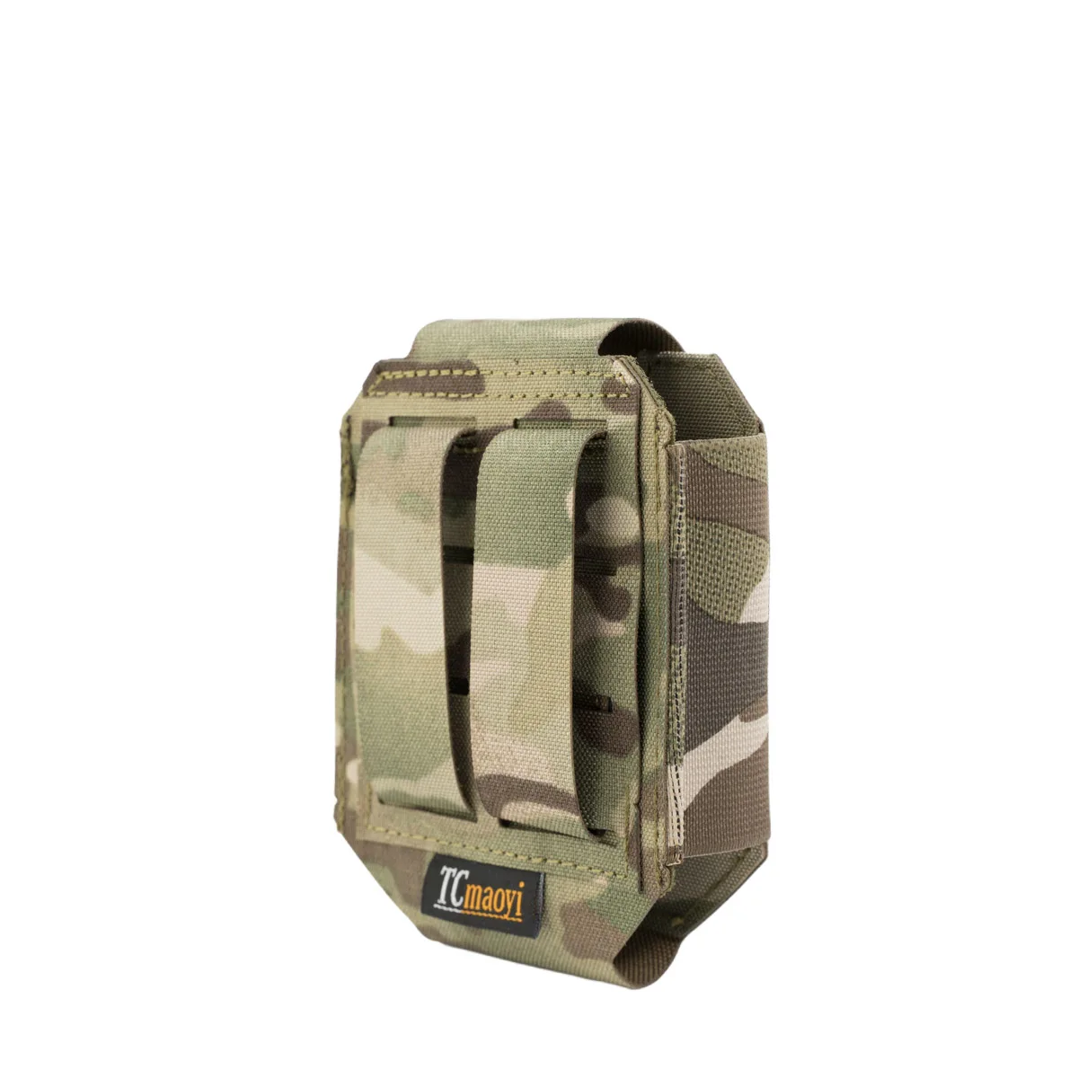 Bolsa táctica Molle abierta mostrando interior