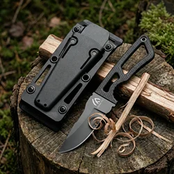 Cuchillo fijo camping y senderismo con funda