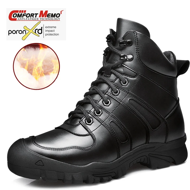 Botas Tácticas de Combate Piel Desierto – Alta Resistencia Militar