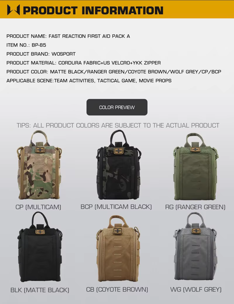 Material Cordura y cierre de calidad