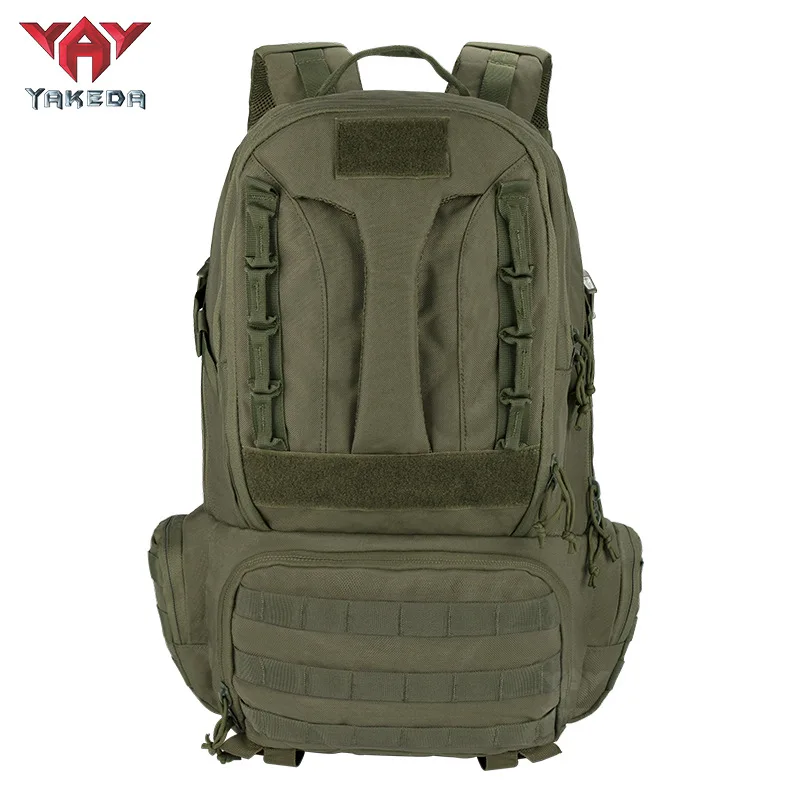 Yakeda Mochila táctica de senderismo camuflaje en nylon resistente