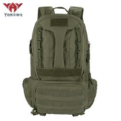 Yakeda Mochila táctica de senderismo camuflaje en nylon resistente