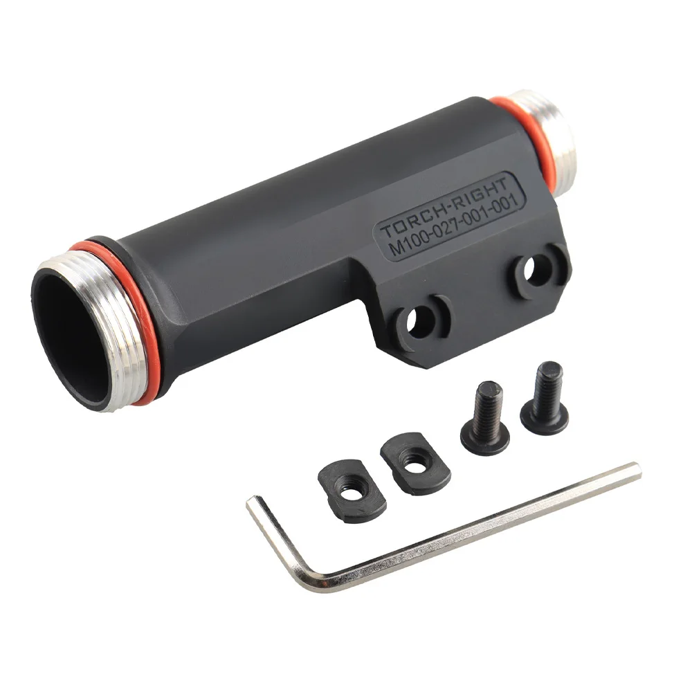 Soporte táctico linterna aluminio M-LOK para rail exterior