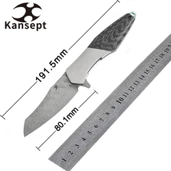 Kansept K1053 Mistaken – Cuchillo plegable de acero premium