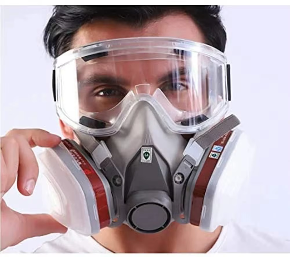 Respirador media cara 3M 6200 pintura vapores orgánicos - imagen 3