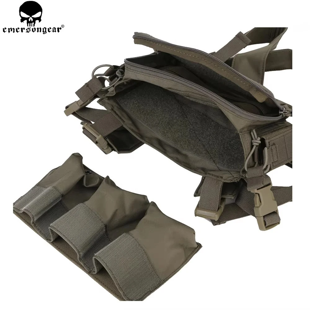 Emersongear D3CR Micro portaplaca táctico MOLLE de pecho - imagen 5