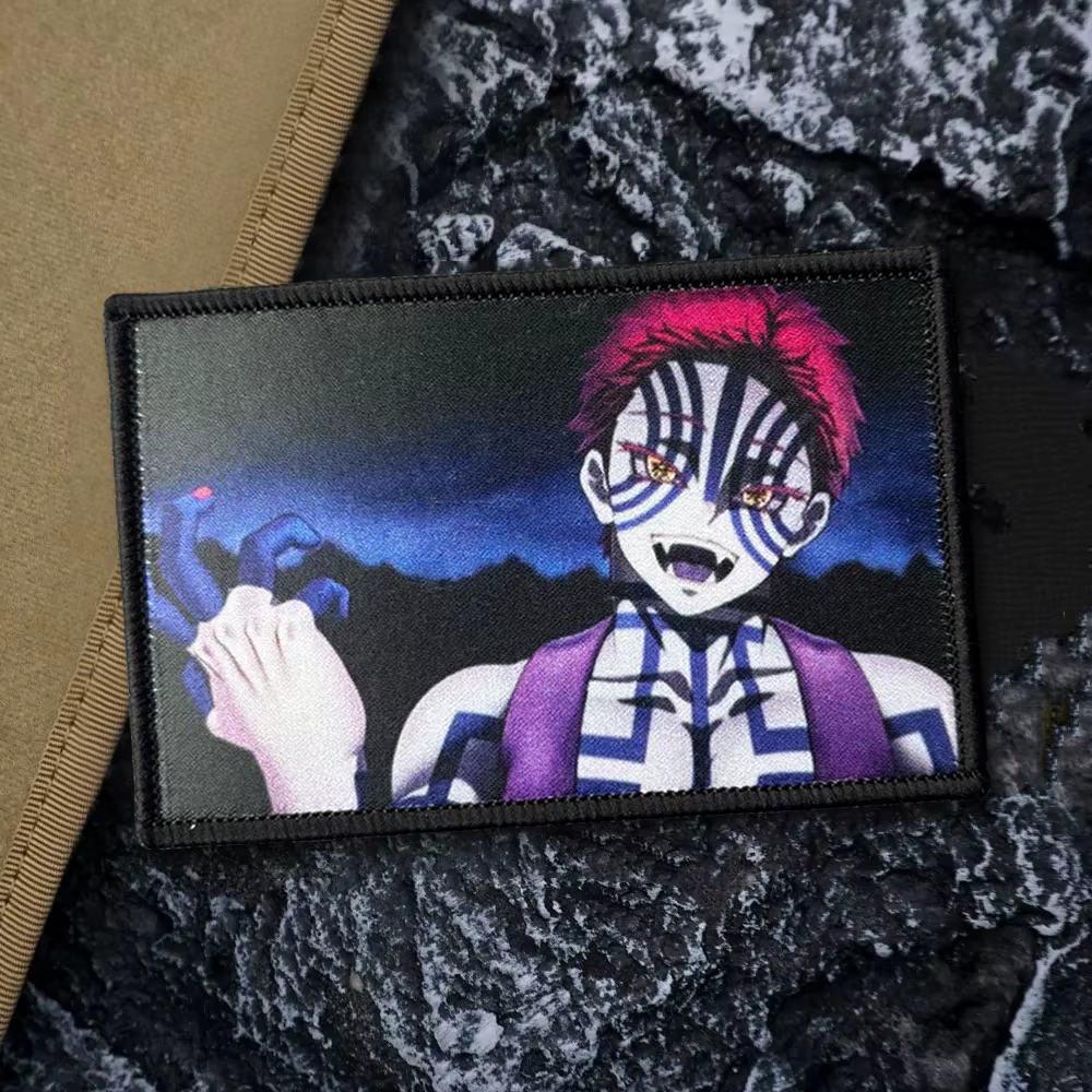 Parche de anime con estilo táctico Demonio Lunar