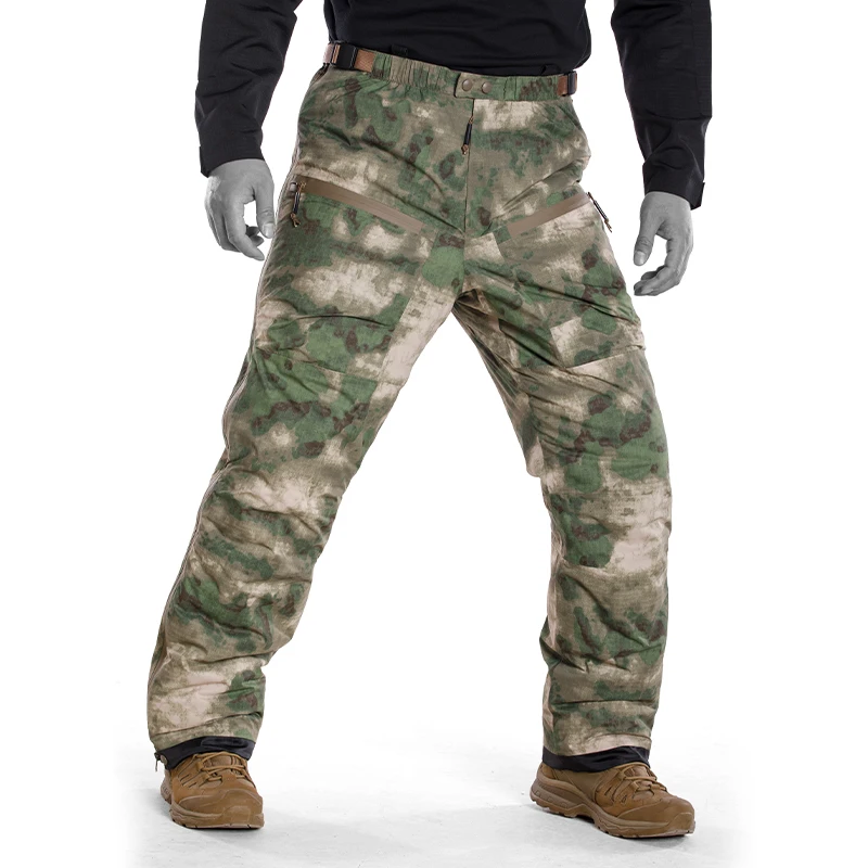 Pantalones tácticos camuflaje térmicos polar invierno alpinismo - imagen 2