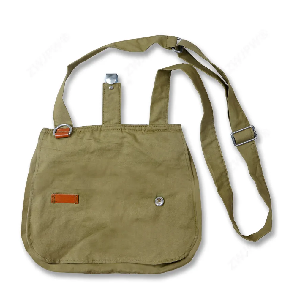 Bolso bandolera táctico retro II Guerra Mundial, correa hombro - imagen 2