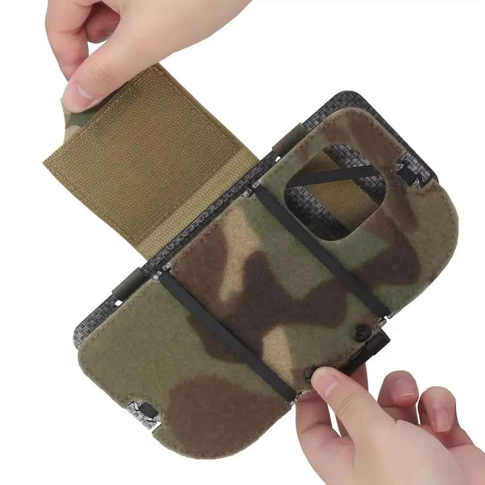 Panel táctico MOLLE para exteriores con soporte de móvil y mapas - imagen 3