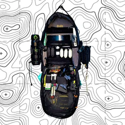 Parche táctico luminoso MOLLE – TPU adhesivo para mochila