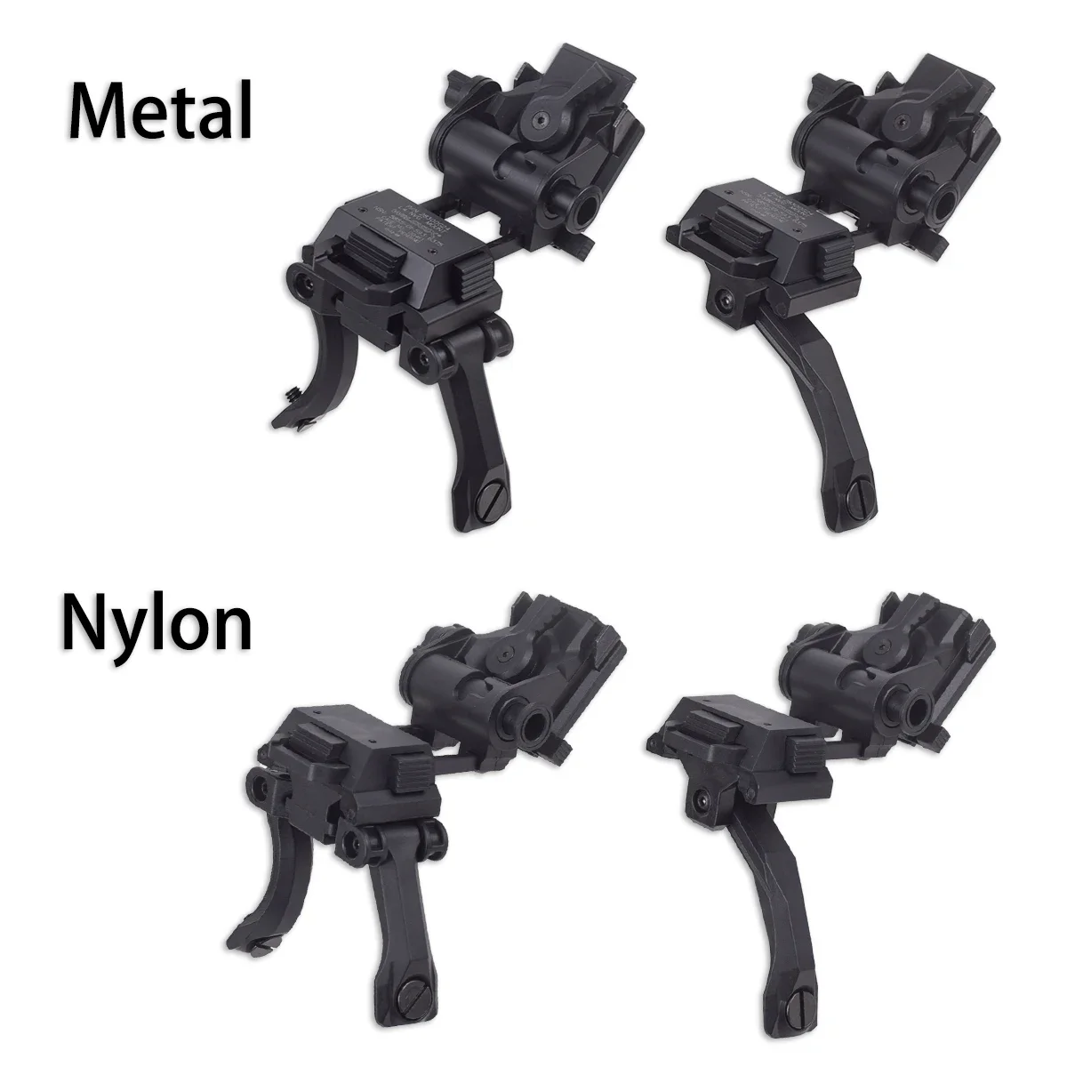 AN/PVS-14 NVG soporte de brazo tipo J nailon con puente ajustable - imagen 5