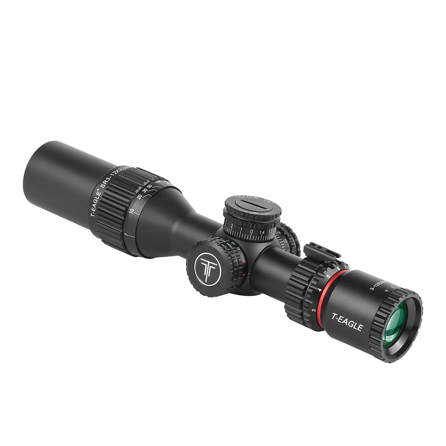 T-EAGLE SR3-12x32AOIR mira telescópica táctica FFP para caza rifle AR15 - imagen 4