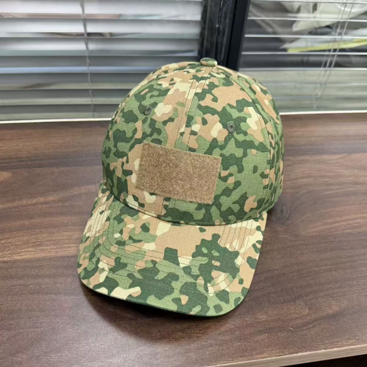 Gorra táctica camuflaje Flecktarn multitono verde para exteriores - imagen 2