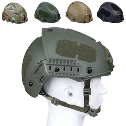 Casco táctico con montura visión nocturna – Protección entrenamiento paintball