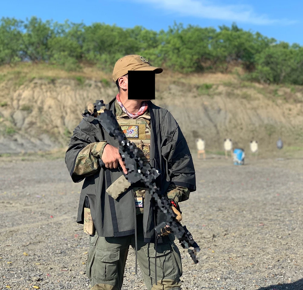 Chaqueta táctica airsoft bordada para caza y entrenamiento - imagen 4