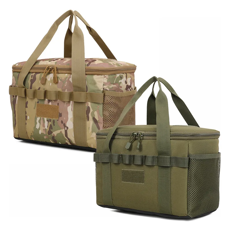 Bolsa táctica organizador multifuncional con compartimentos, negro - imagen 2