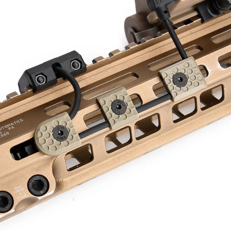 Soporte guía cables táctico M-LOK para rifle airsoft - imagen 5