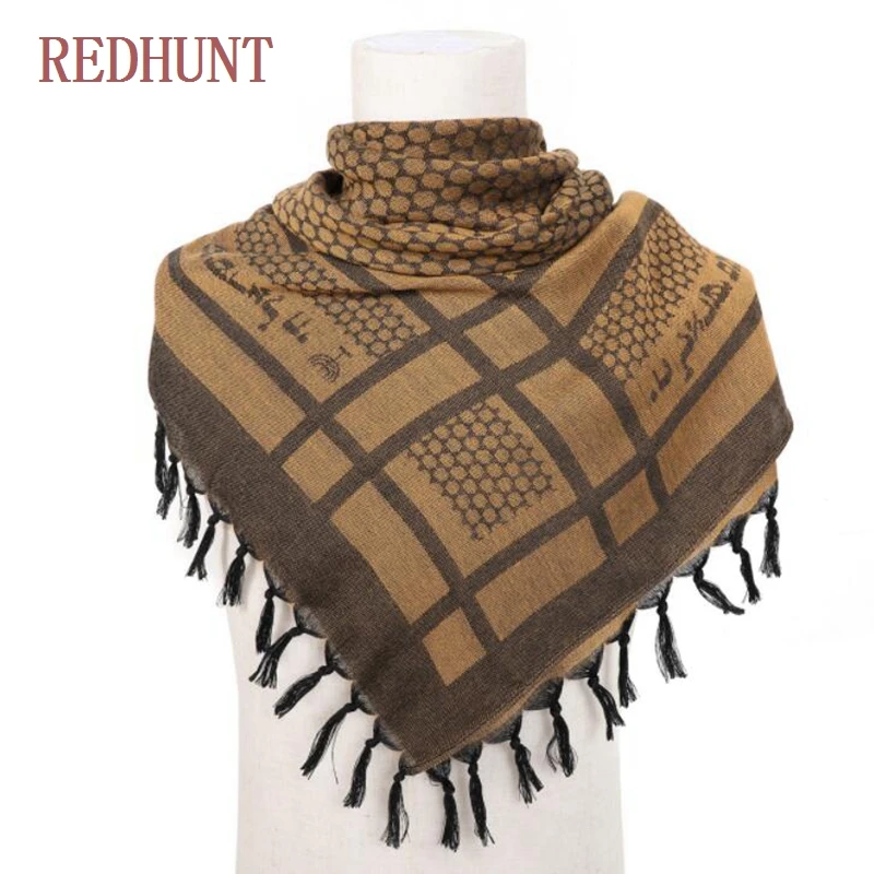 Pañuelo keffiyeh en tonos neutros para proteger cuello