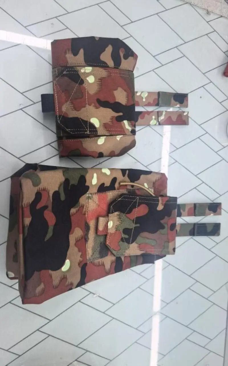 Detalle de la bolsa y su compartimentación