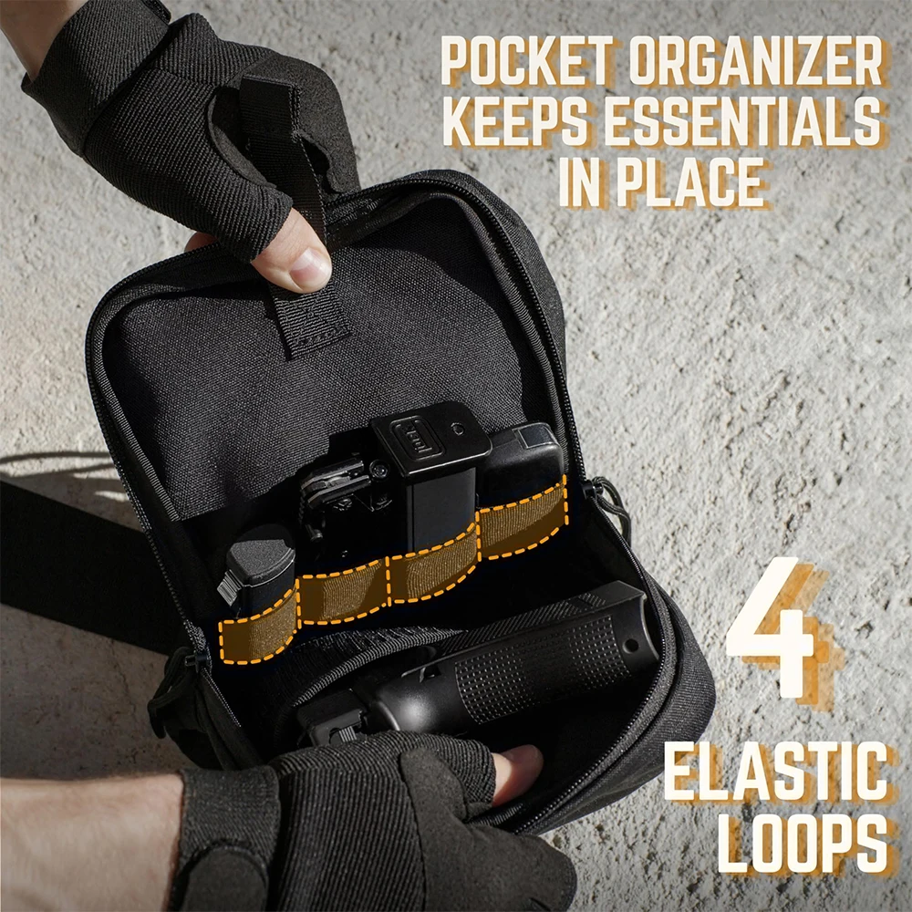 Bandolera CCW para pistola oculta con funda y cargador - imagen 3
