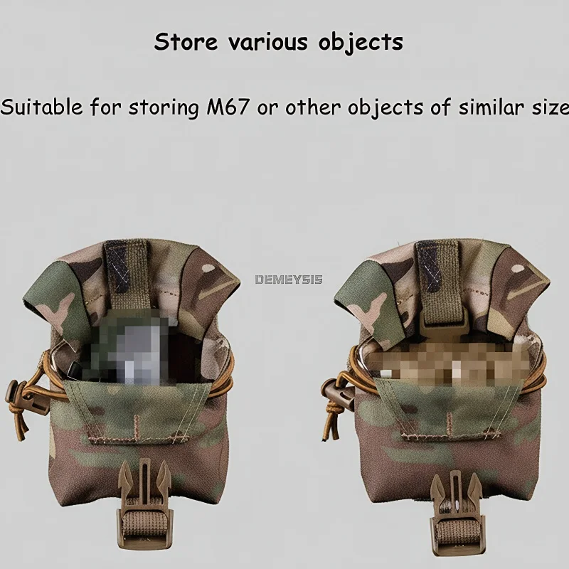 Bolsa táctica MOLLE de acceso rápido para granadas, cinturón - imagen 4