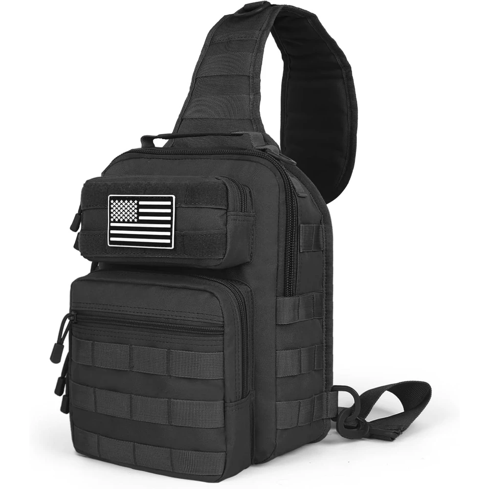 Rover bandolera táctica MOLLE EDC, bolso de pecho asalto - imagen 5