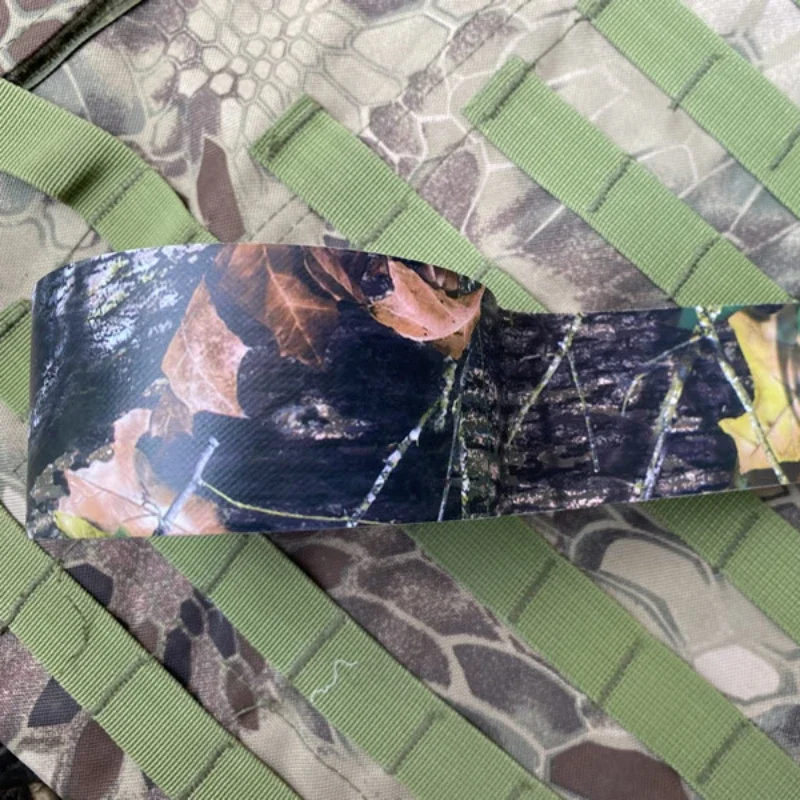 Cinta camuflaje impermeable para rifle hojas muertas al aire libre - imagen 2