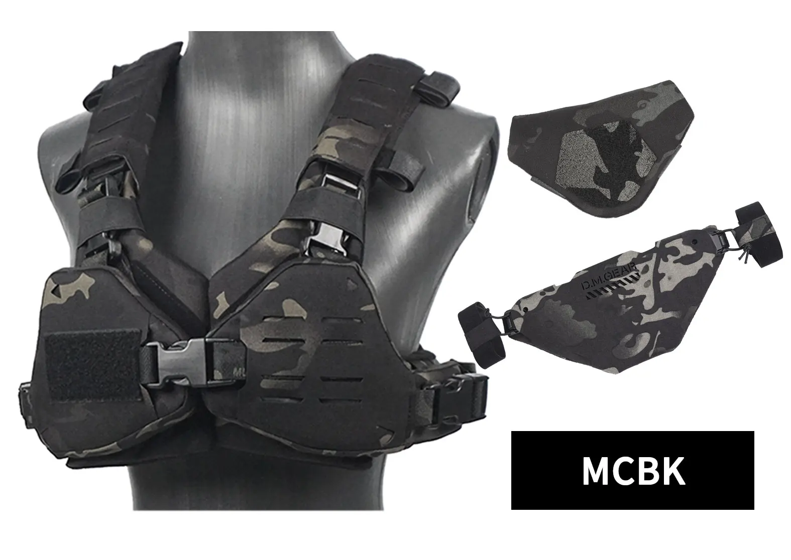 DMGear Chaleco Táctico Mujer Bikini Molle Protección Completa