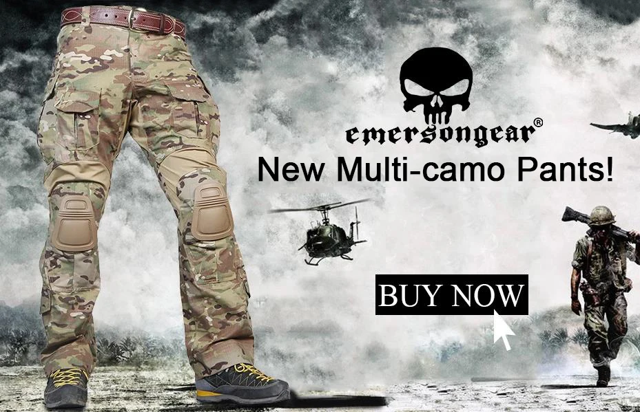 Chaleco EMERSONGEAR JPC en color multicamuflaje, vista frontal completa