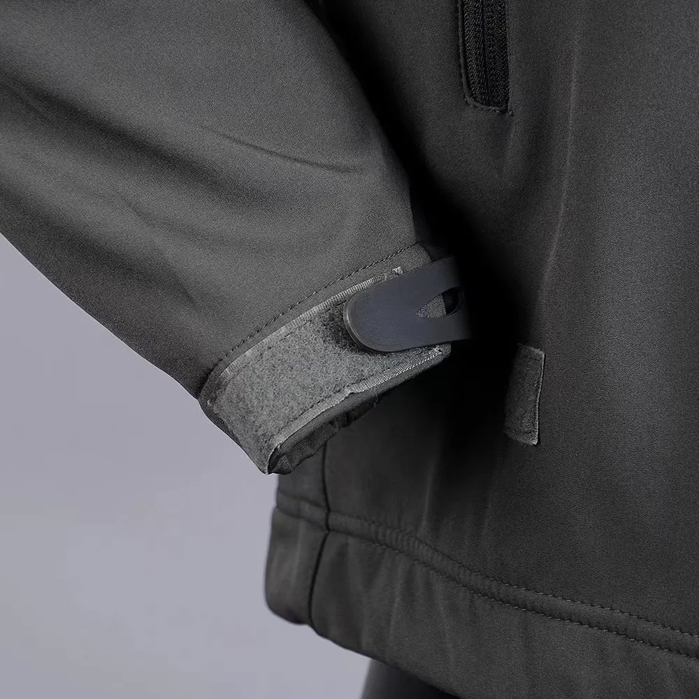 Chaqueta táctica impermeable con cremallera forro polar cortavientos - imagen 2
