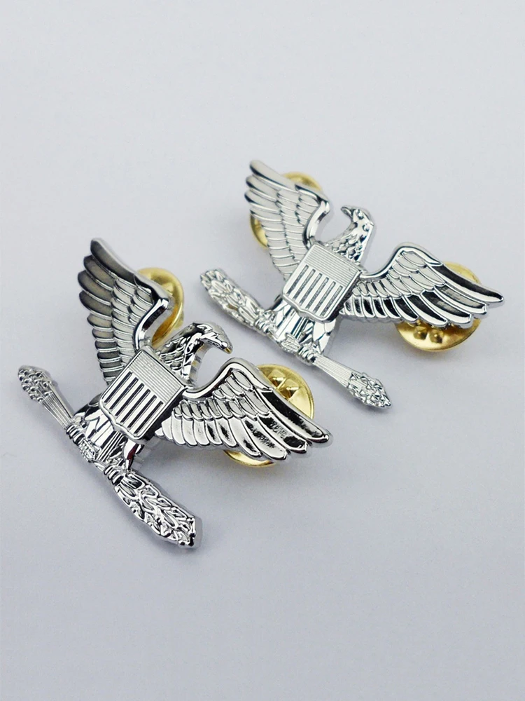 Insignia de rango Coronel con pin águila de EE. UU. para oficiales - imagen 5