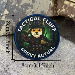 GOOBY ACTUAL parche táctico moral para perros con velcro