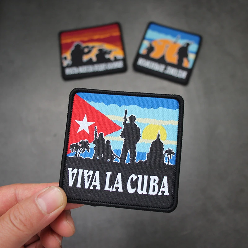 Parche bordado Sol Eterno para chalecos tácticos y bolsas - imagen 5