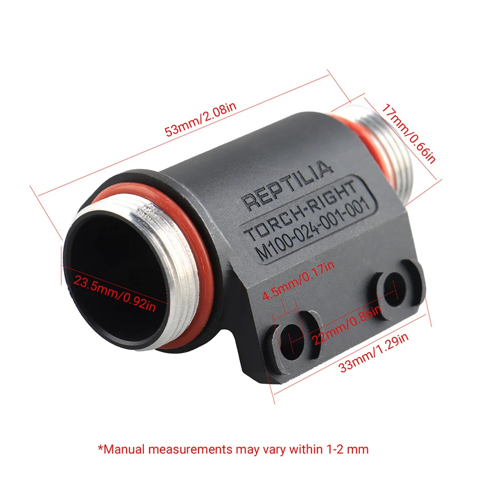 Linterna táctica de montaje en cuerpo compacta duradera para exterior - imagen 2