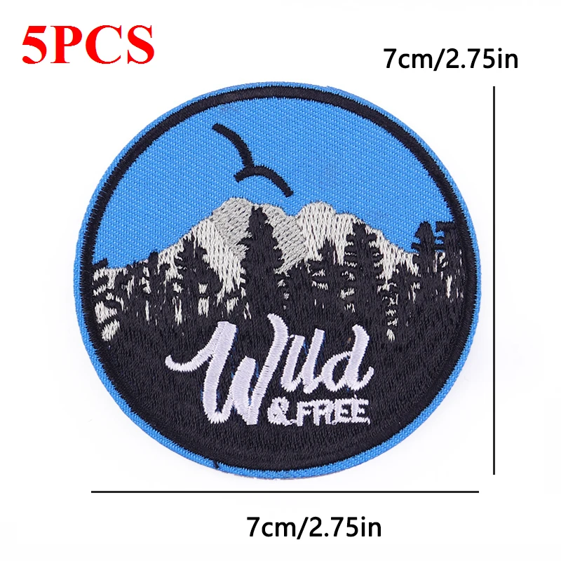 Parche termoadhesivo bordado Montaña Fuji y Ola Kanagawa para ropa - imagen 5