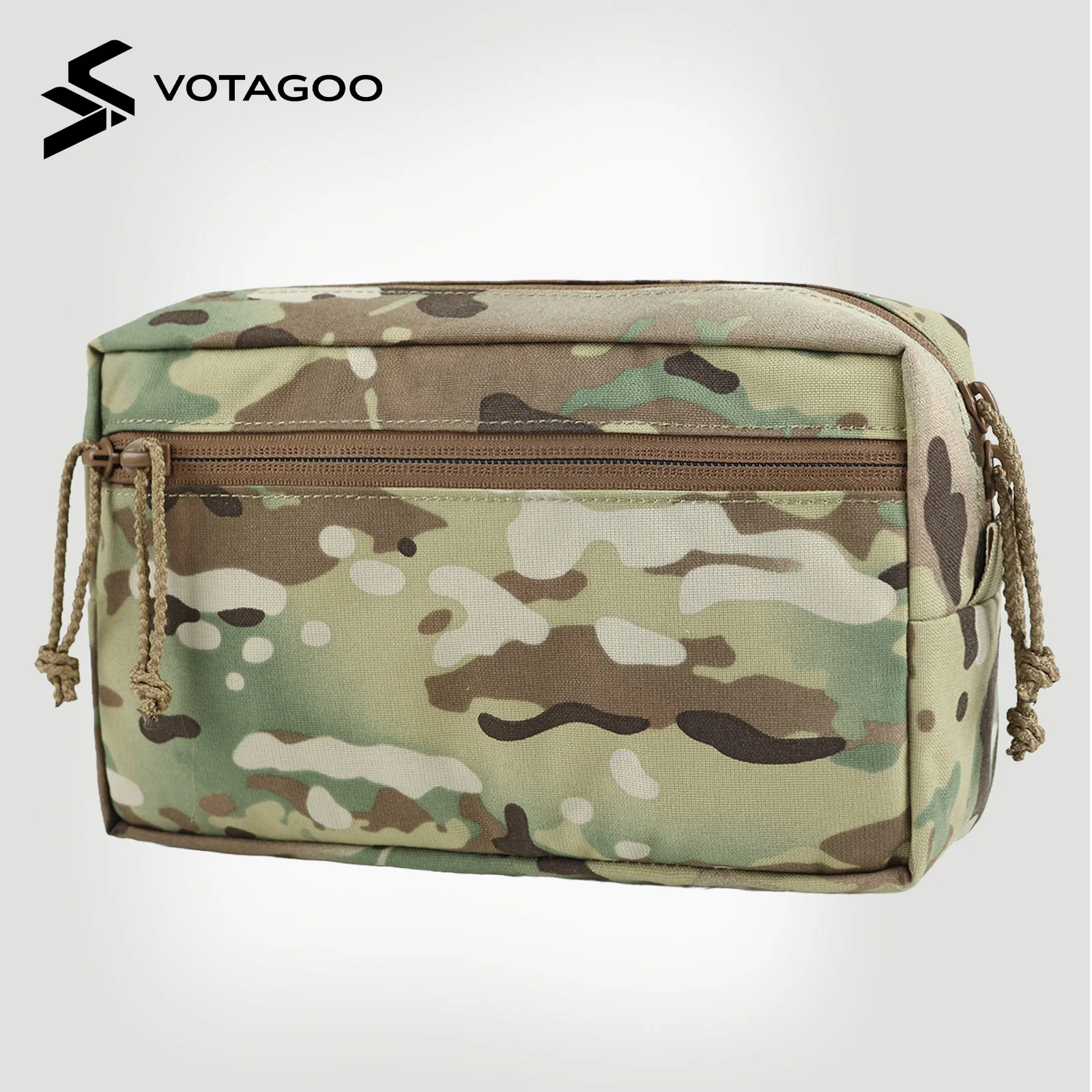 VOTAGOO SS Style GP: Bolsa táctica MOLLE con cremallera horizontal