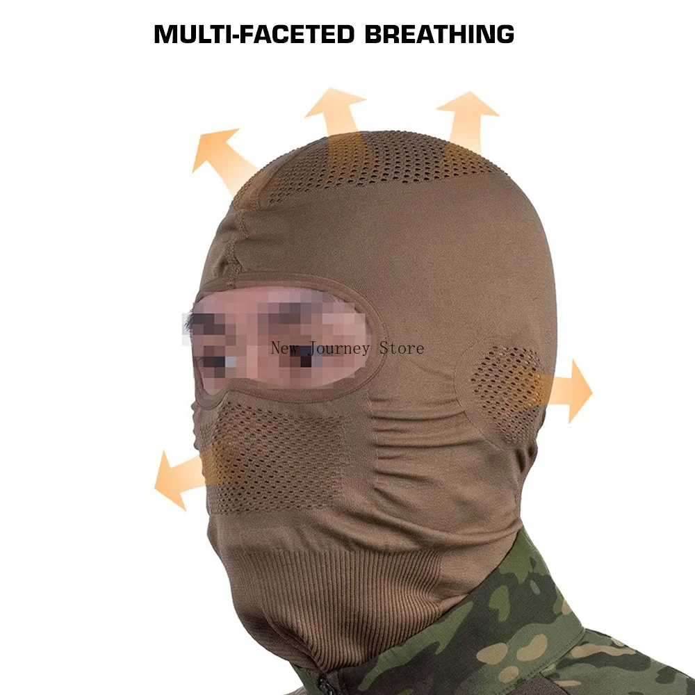 Máscara facial táctica V1 para airsoft con malla transpirable - imagen 3