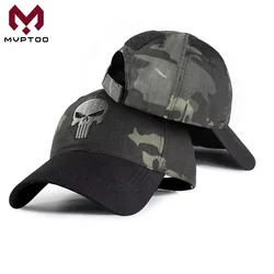 Gorra táctica calavera camuflaje – Ajustable para caza y pesca