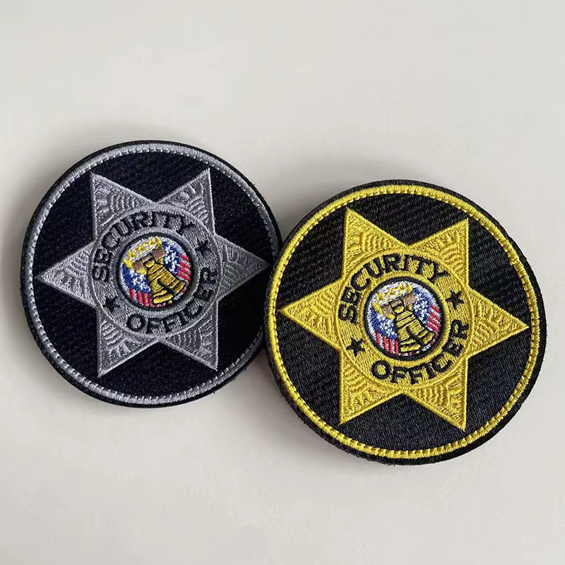 Parche táctico bordado emblema oficial seguridad gancho y bucle - imagen 4