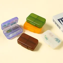 Organizador de medicamentos compacto para botiquín viaje portátil