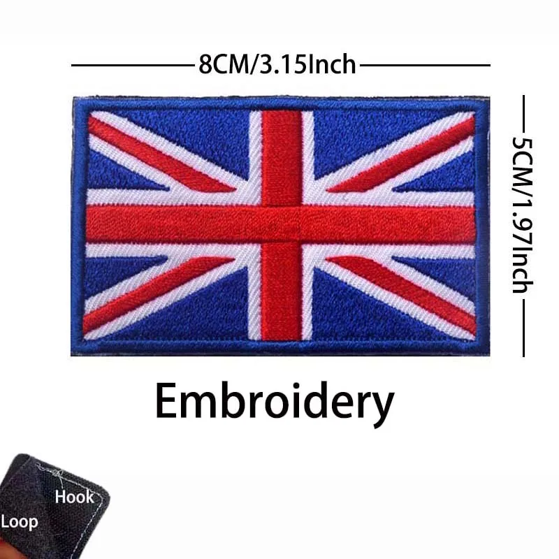 Parche táctico bordado bandera Europa – Insignia para coser o planchar - imagen 3