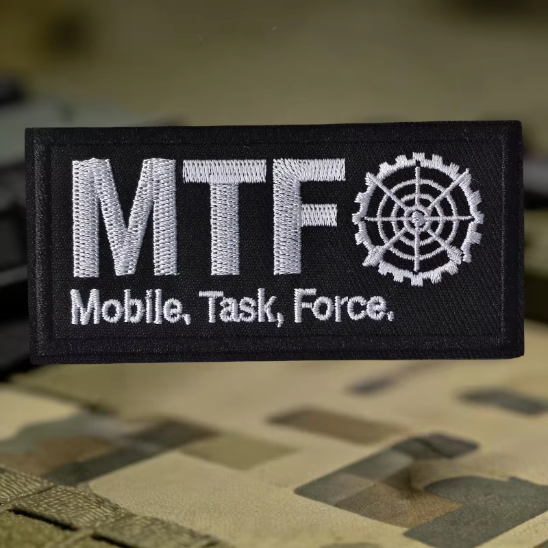 MTF Mobile Task Force parche táctico Velcro bordado para ropa - imagen 4