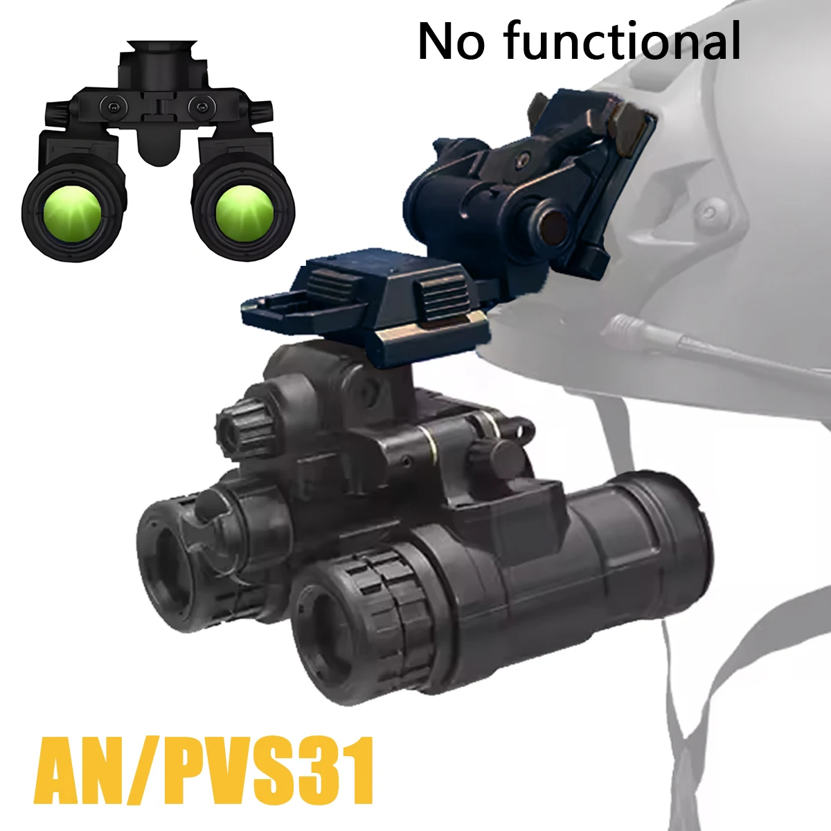Gafas de visión nocturna AN/PVS31 NVG para casco táctico