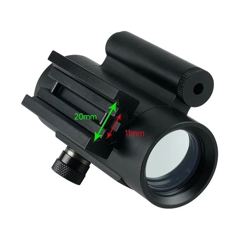 Mira de punto rojo táctica con láser para airsoft y caza - imagen 5