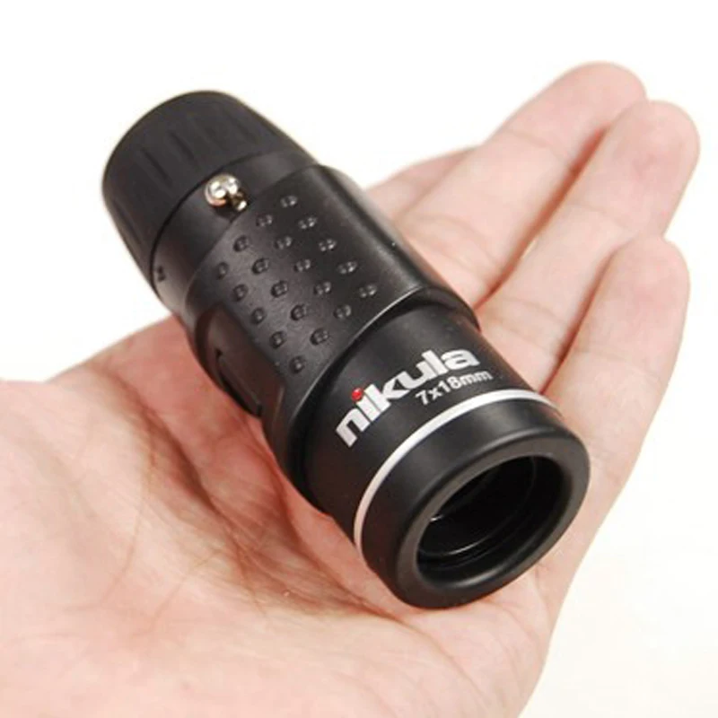 Nikula HD Mini monocular 7x18 Bak-4 óptica recub para caza y camping - imagen 3