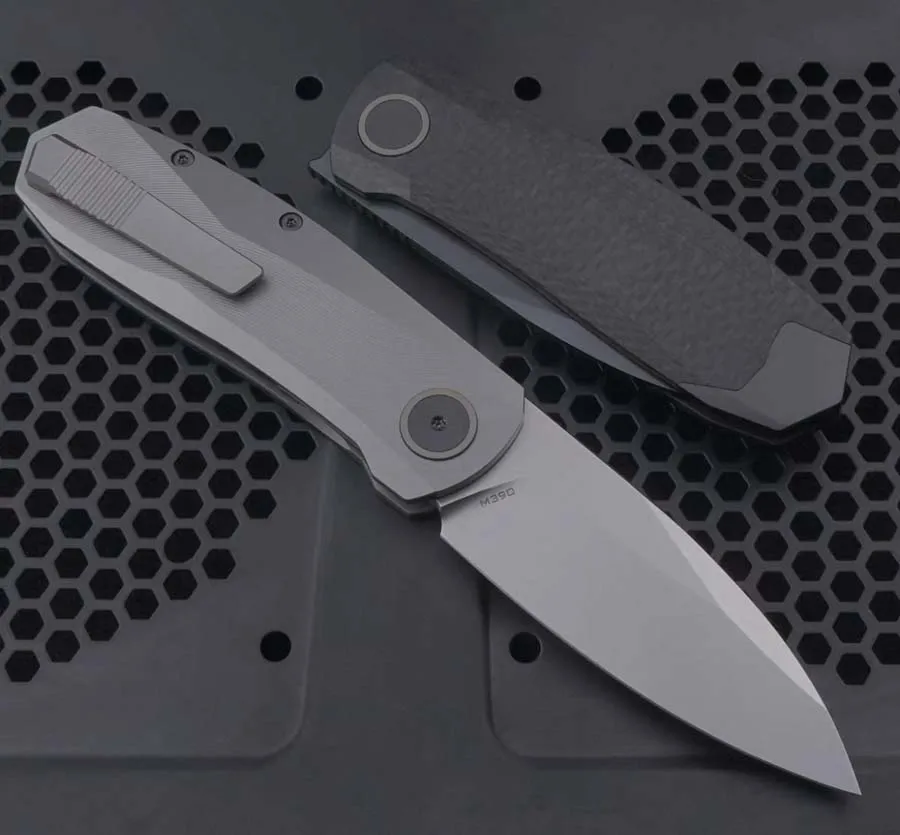 Weimang VENOM cuchillo táctico M390 titanio fibra carbono EDC - imagen 2