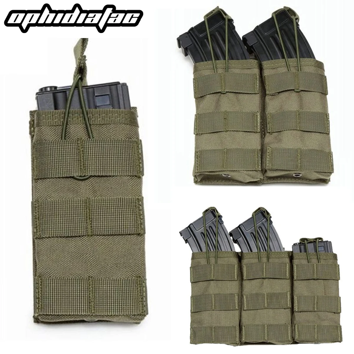 Funda porta-cargadores MOLLE para AR y AK – táctica - imagen 5