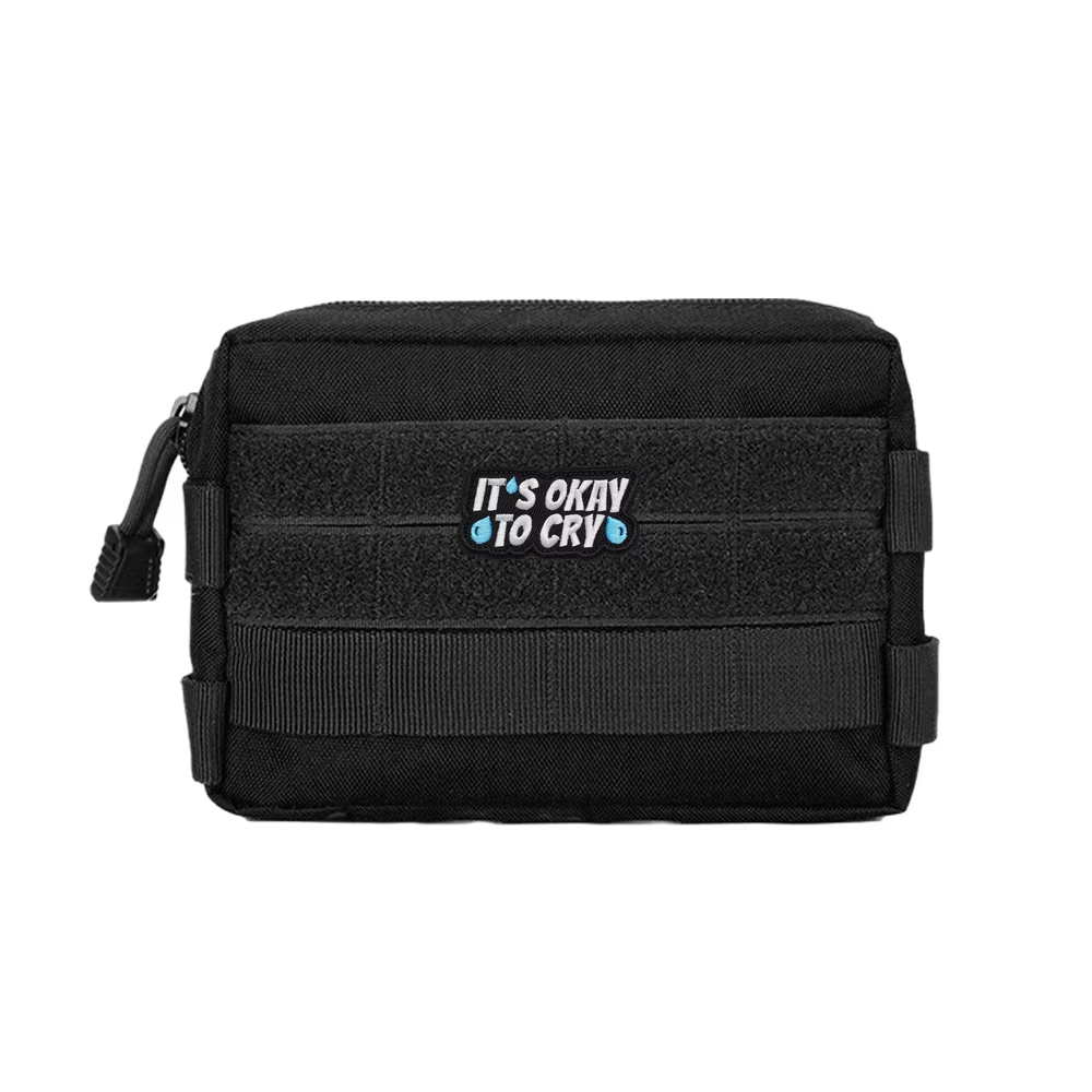 Parche táctico bordado OKAY TO CRY – Velcro para MOLLE - imagen 2